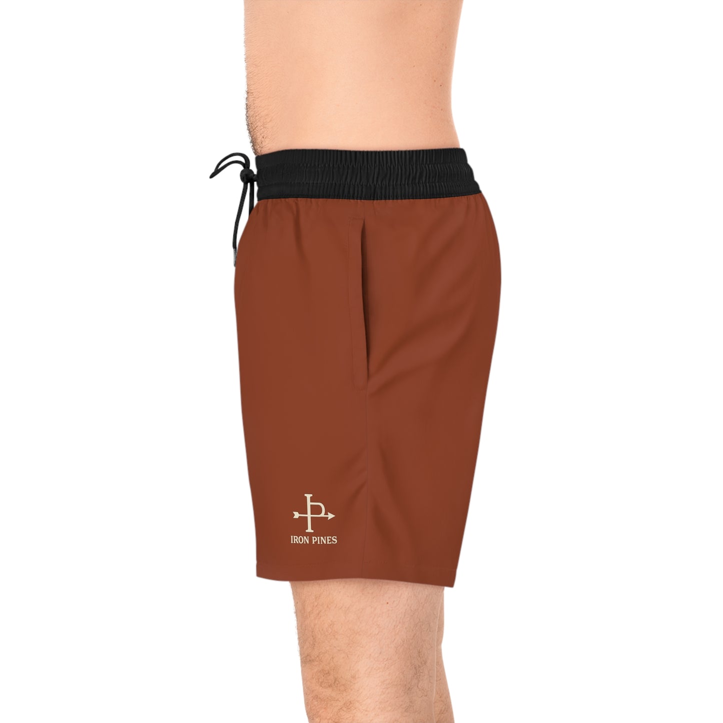 Backwaters & Bonfires Swim Trunks - Red Clay Coast