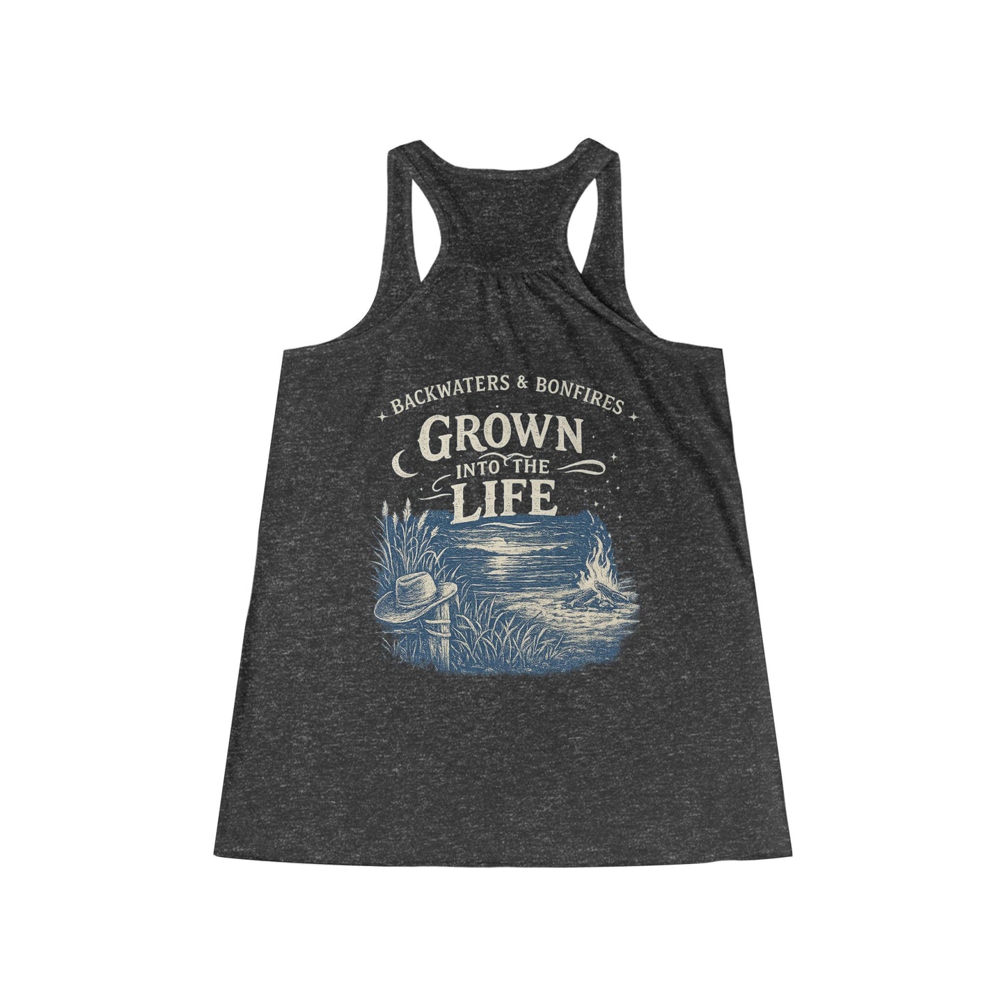 Backwaters & Bonfires Women's Tank