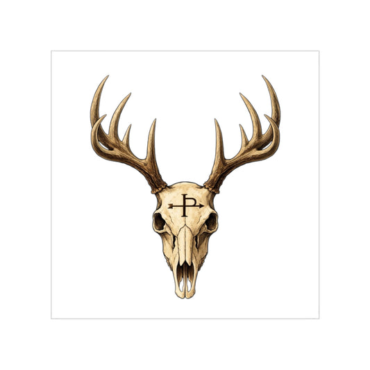Iron Pines Deer Skull Sticker