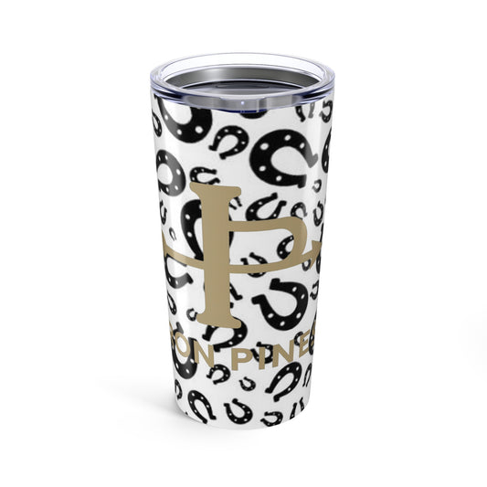 Iron Pines™ 20 oz Insulated Tumbler – Western Horseshoe Pattern