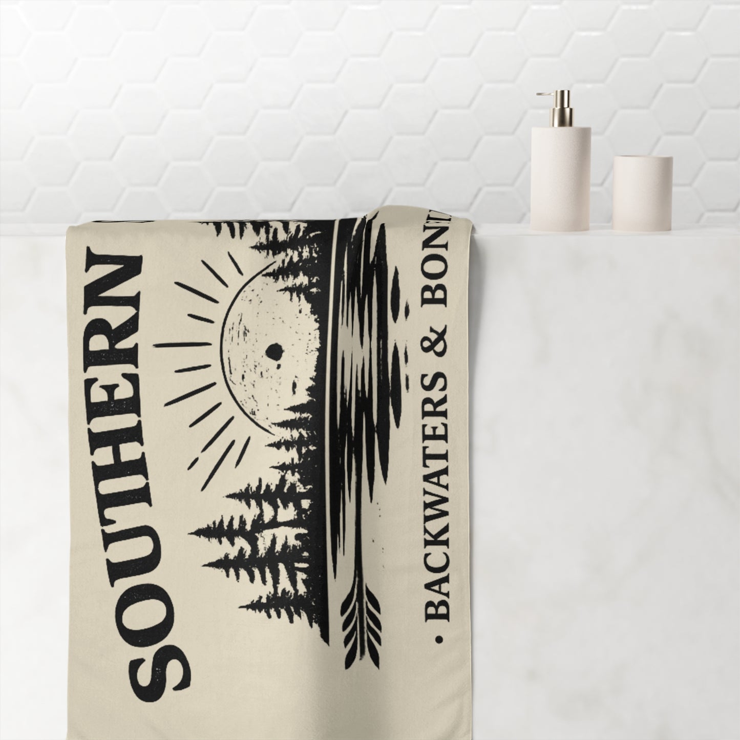 Backwaters & Bonfires - Southern Soul Beach Towel