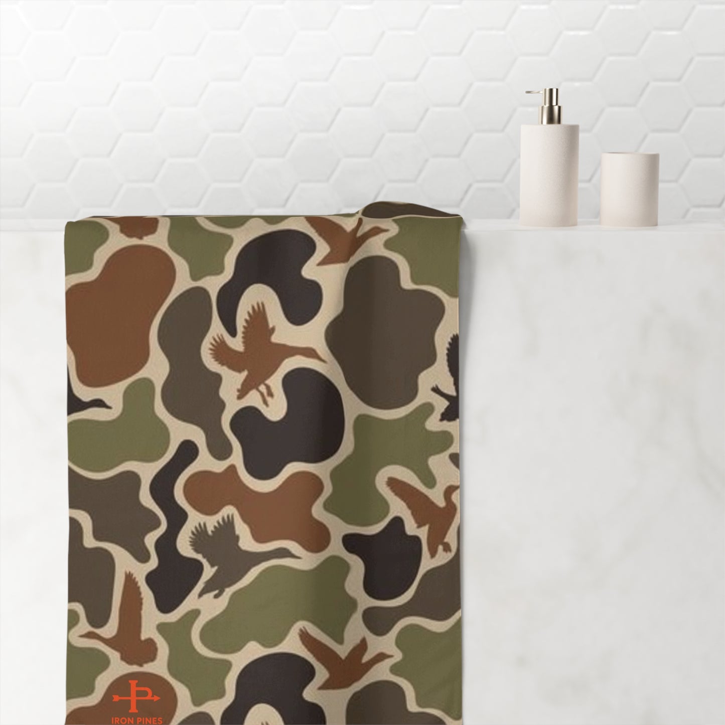 Backwaters & Bonfires - Mallard Marsh Beach Towel