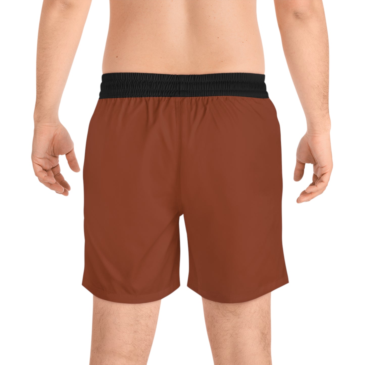 Backwaters & Bonfires Swim Trunks - Red Clay Coast