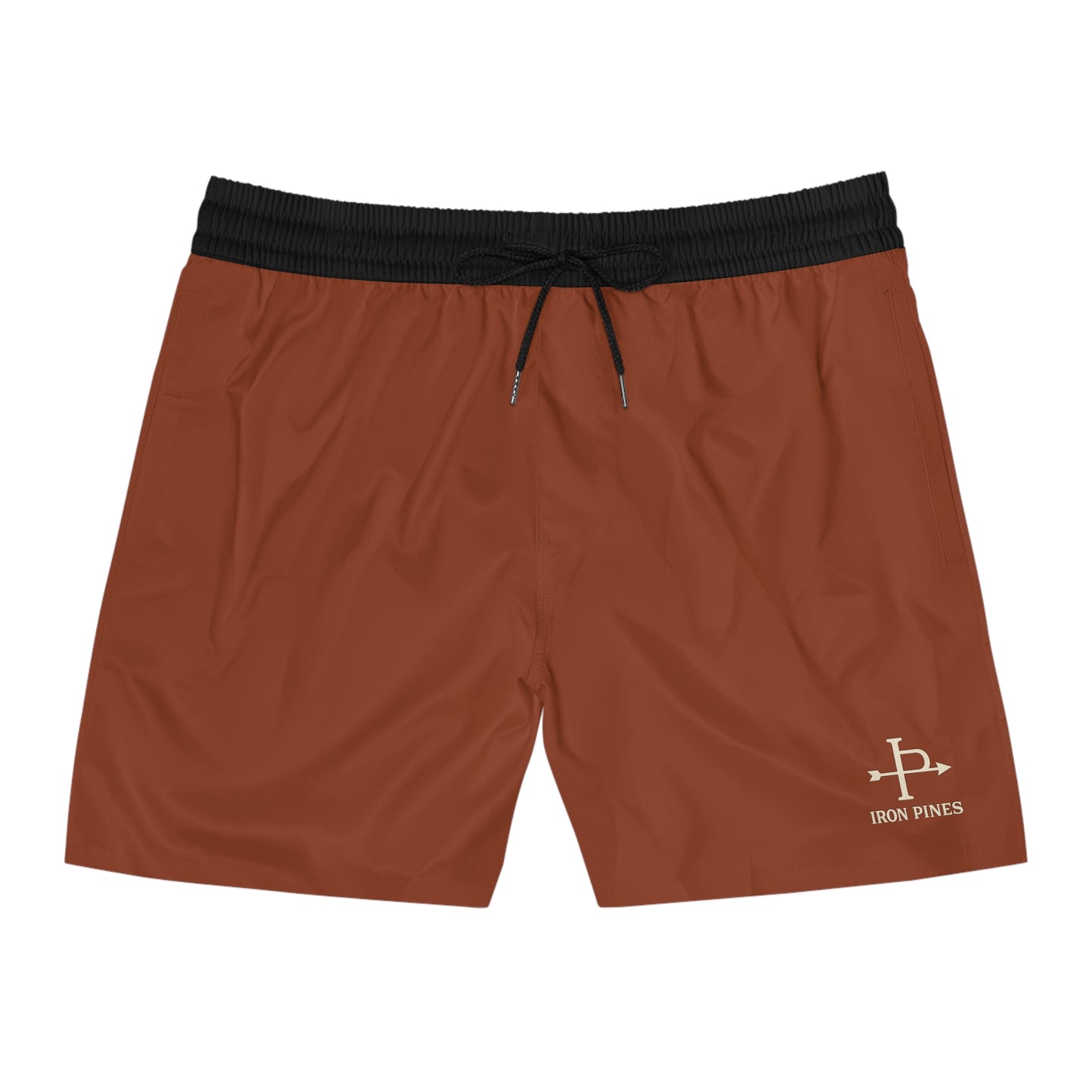 Backwaters & Bonfires Swim Trunks - Red Clay Coast