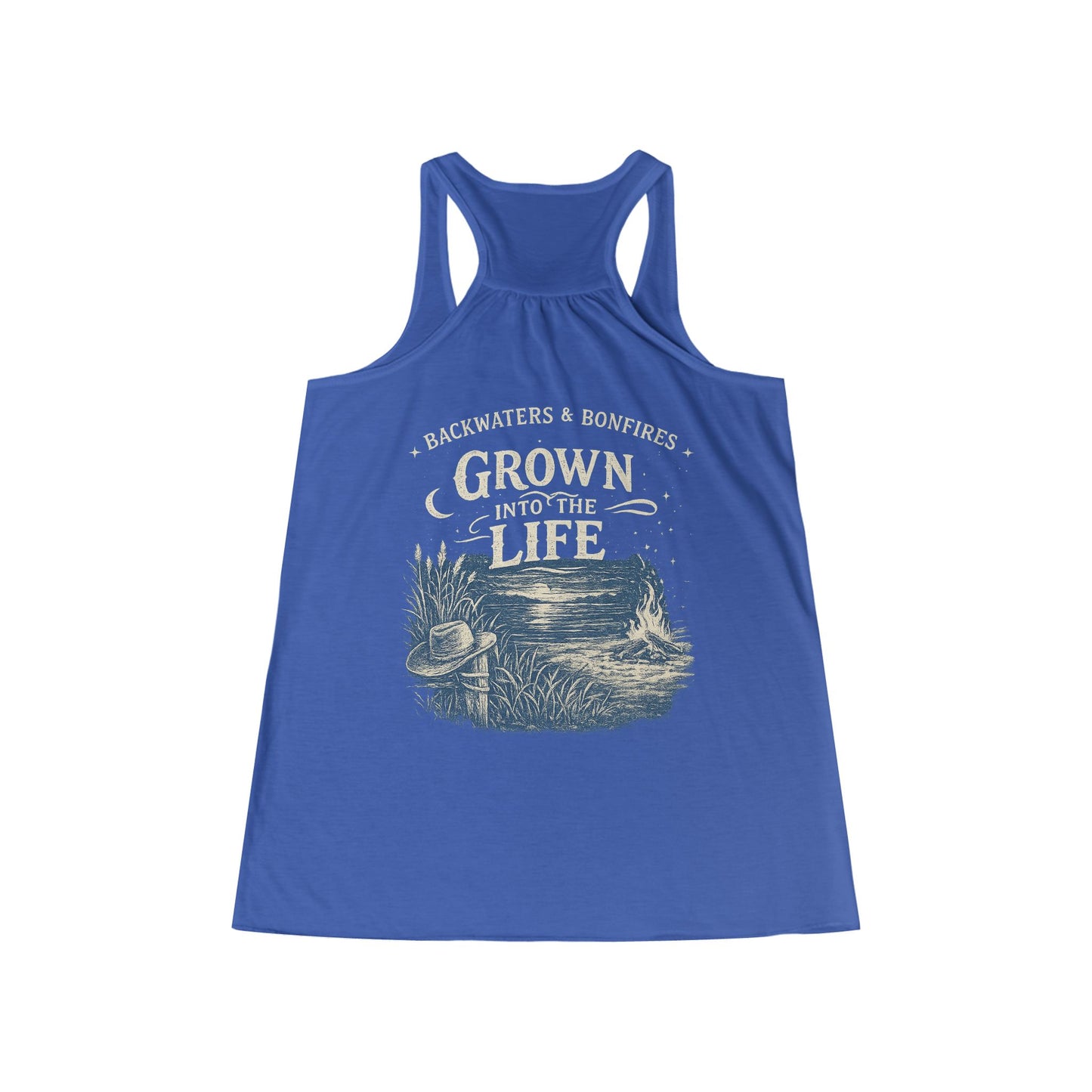 Backwaters & Bonfires Women's Tank