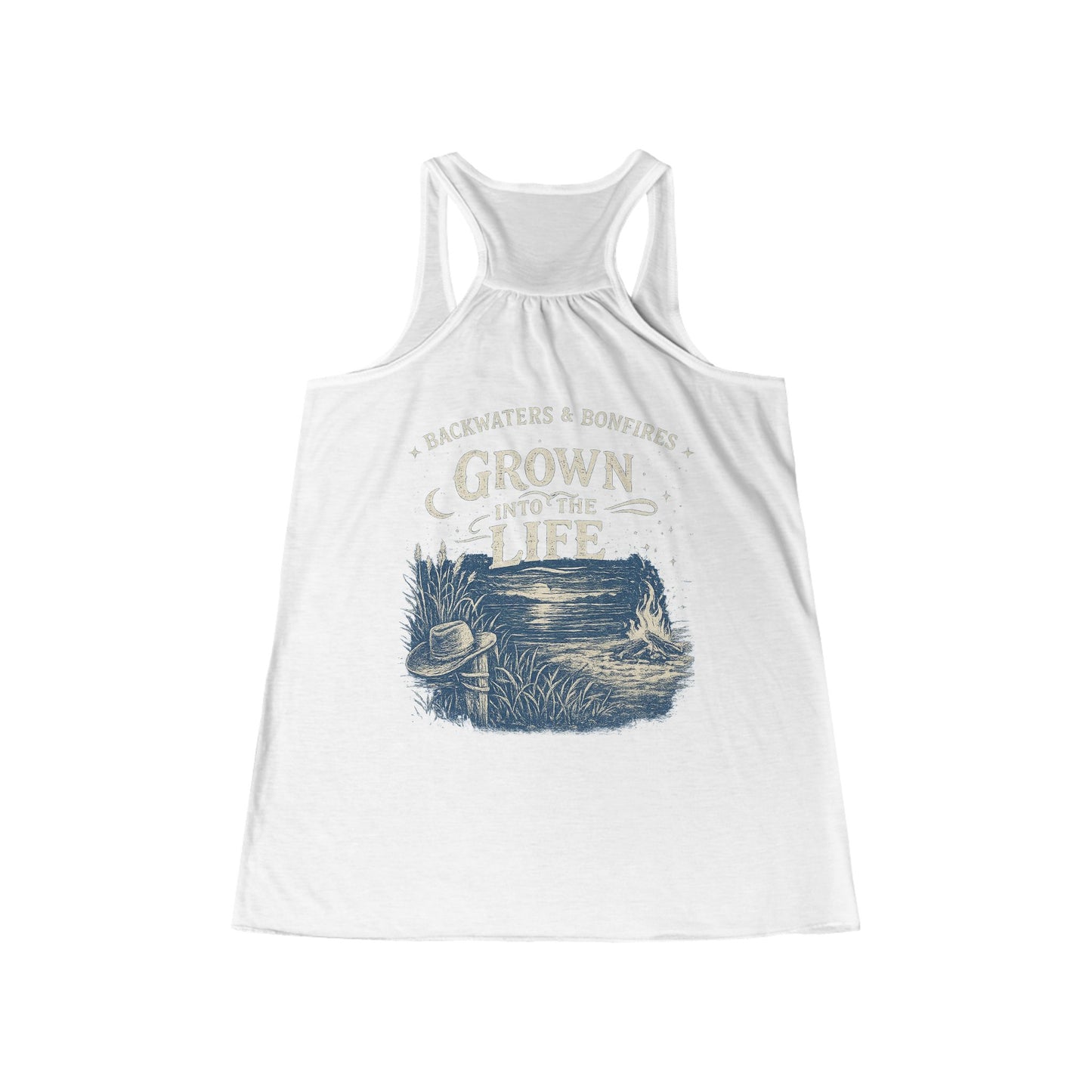 Backwaters & Bonfires Women's Tank
