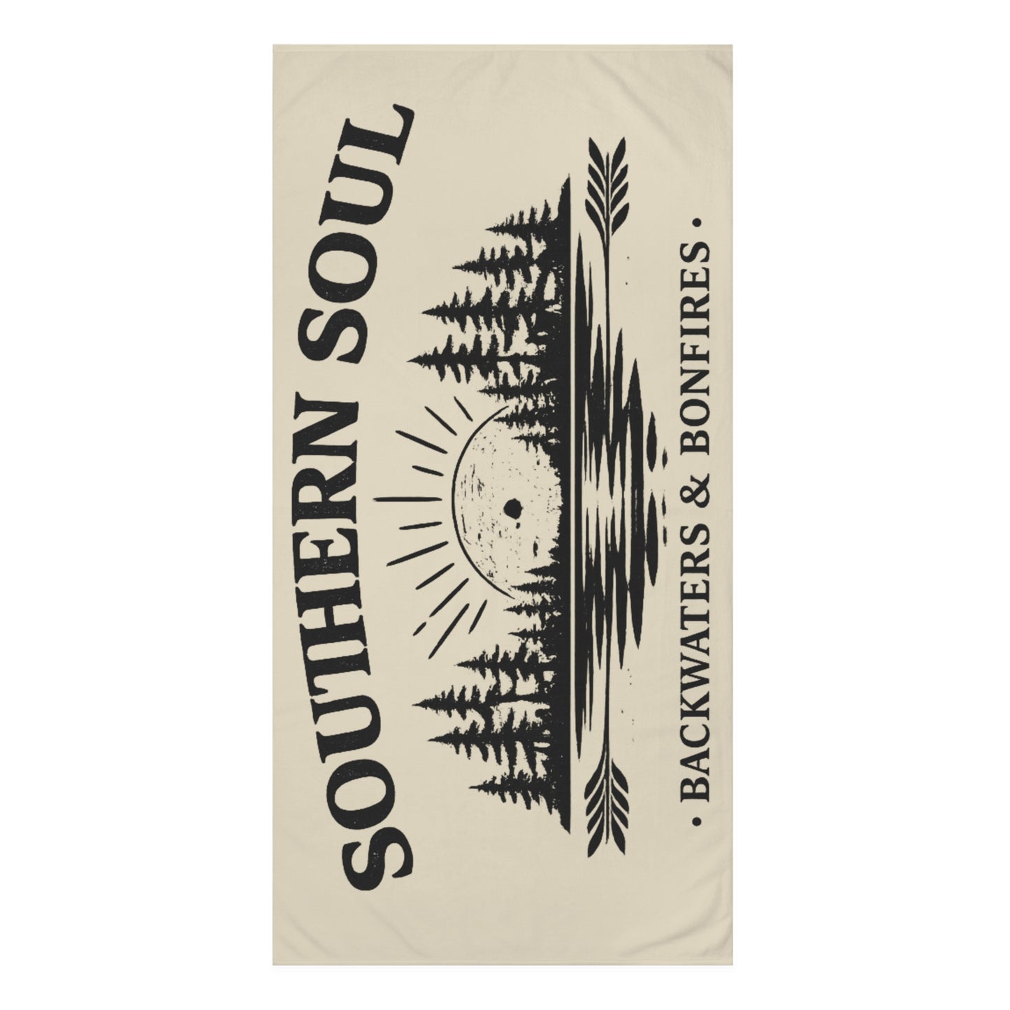 Backwaters & Bonfires - Southern Soul Beach Towel