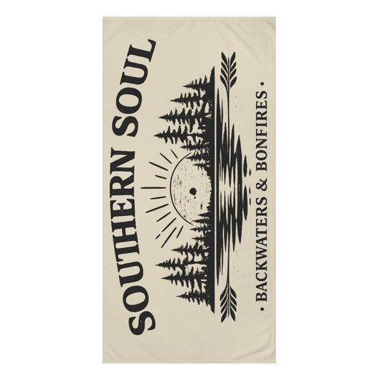 Backwaters & Bonfires - Southern Soul Beach Towel